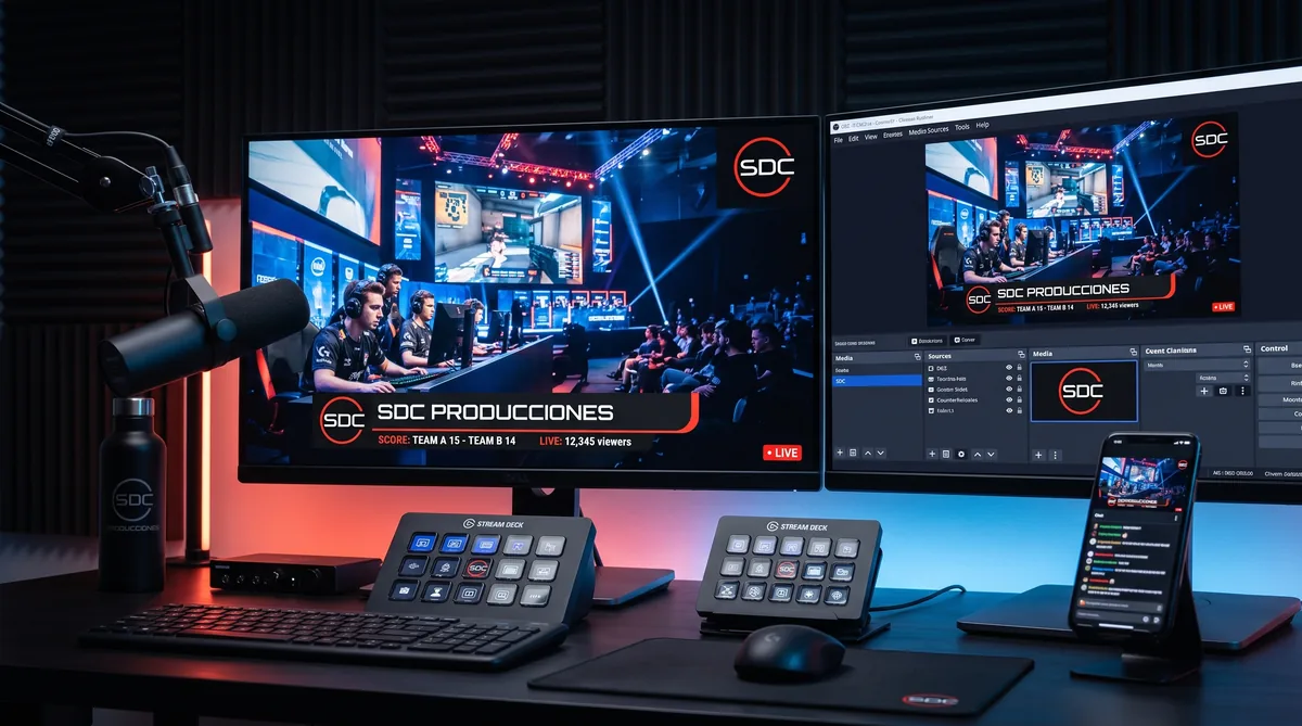 Streaming profesional para eventos corporativos SDC Producciones